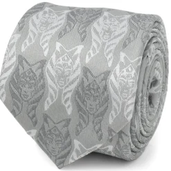 Star Wars Ahsoka Gray Men's Tie