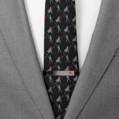 Star Wars Anakin Hidden Message Black Tie Bar