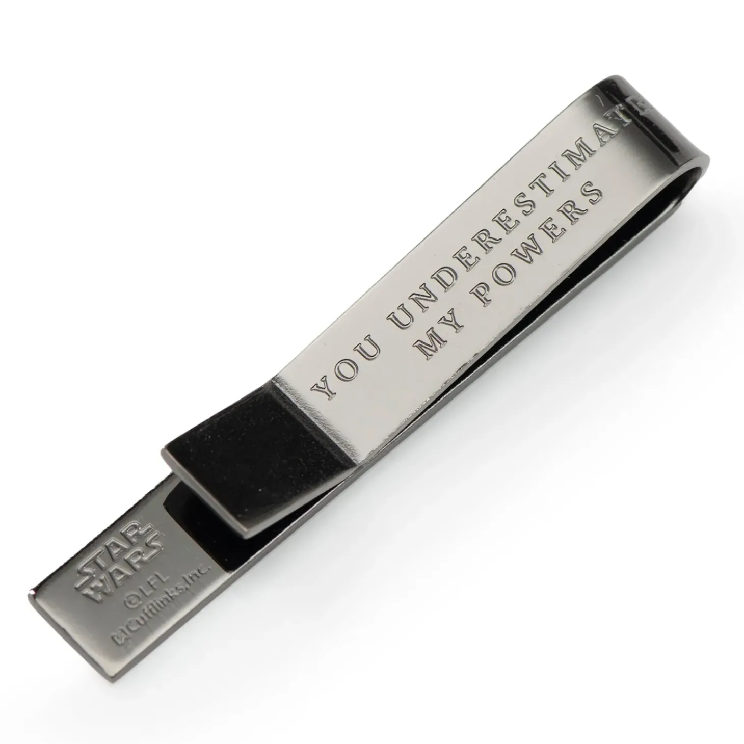 Star Wars Anakin Hidden Message Black Tie Bar
