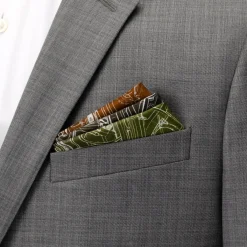 Cufflinks, Inc. Antique Clock Gradient Pocket Square