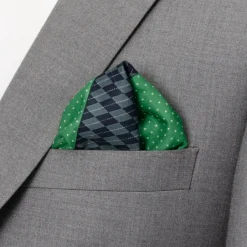 Cufflinks, Inc. Argyle Dot Multi Pocket Square