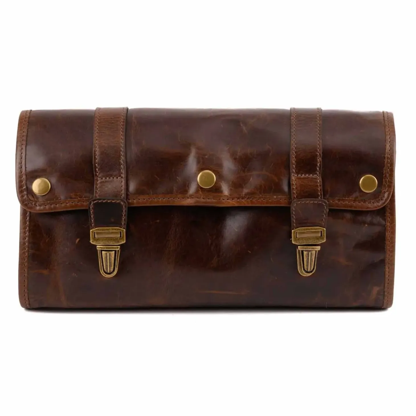 Moore & Giles Austin Hanging Wash Kit in Brompton Brown