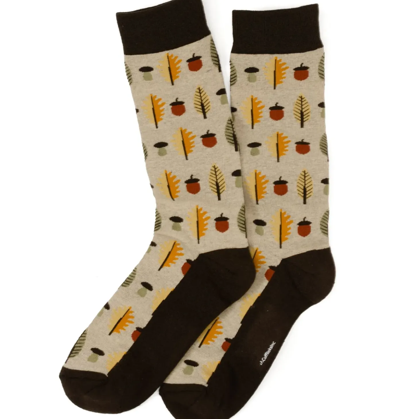 Cufflinks, Inc. Autumn Air Tan Men's Socks