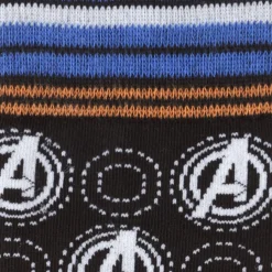 Marvel Avengers Black Multi Socks
