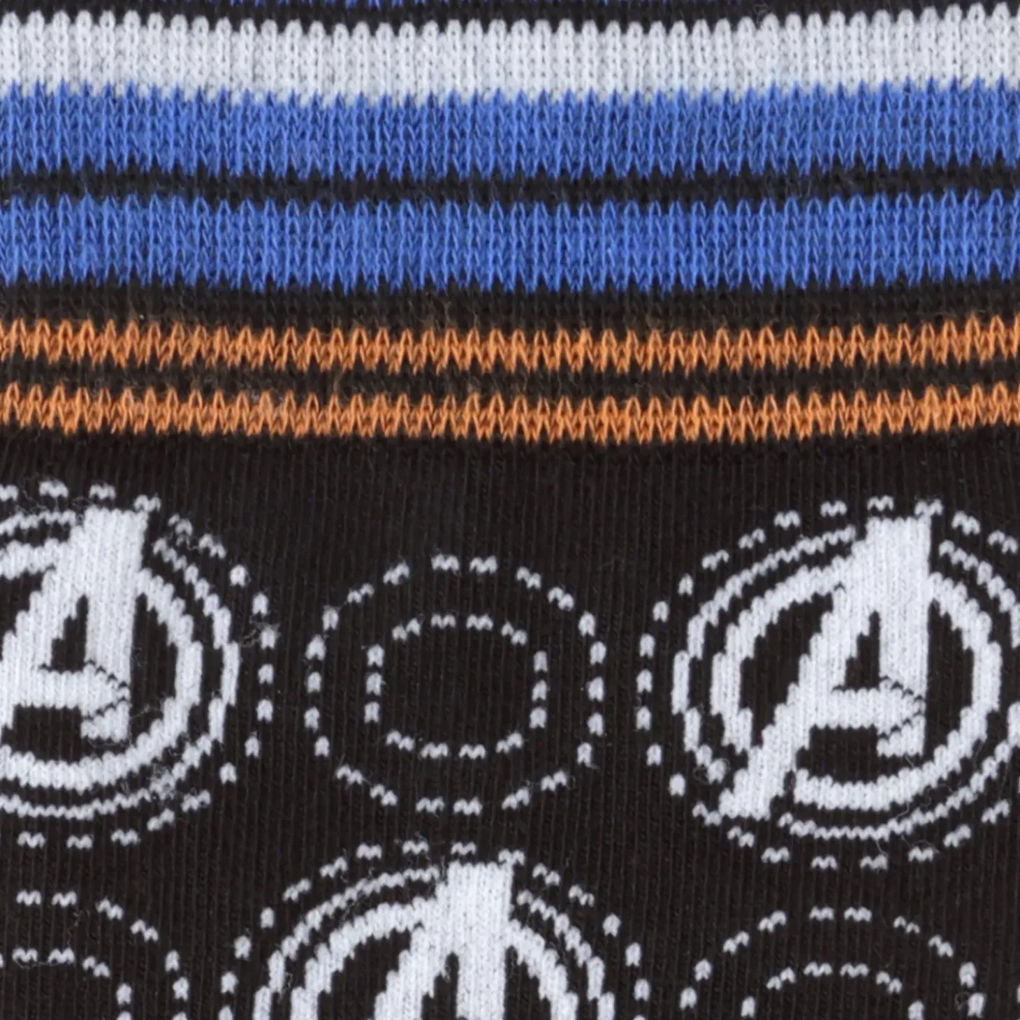 Marvel Avengers Black Multi Socks