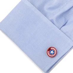 Marvel Avengers Captain America Shield Cufflinks