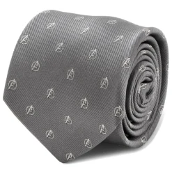 Marvel Avengers Gray Mens Tie
