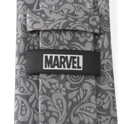 Marvel Avengers Paisley Icons Gray Men's Tie