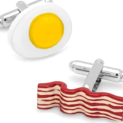 Cufflinks, Inc. Bacon and Eggs Breakfast Cufflinks