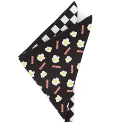 Cufflinks, Inc. Bacon Eggs Pocket Square