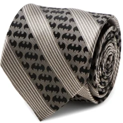 DC Comics Batman Black Pinstripe Tie