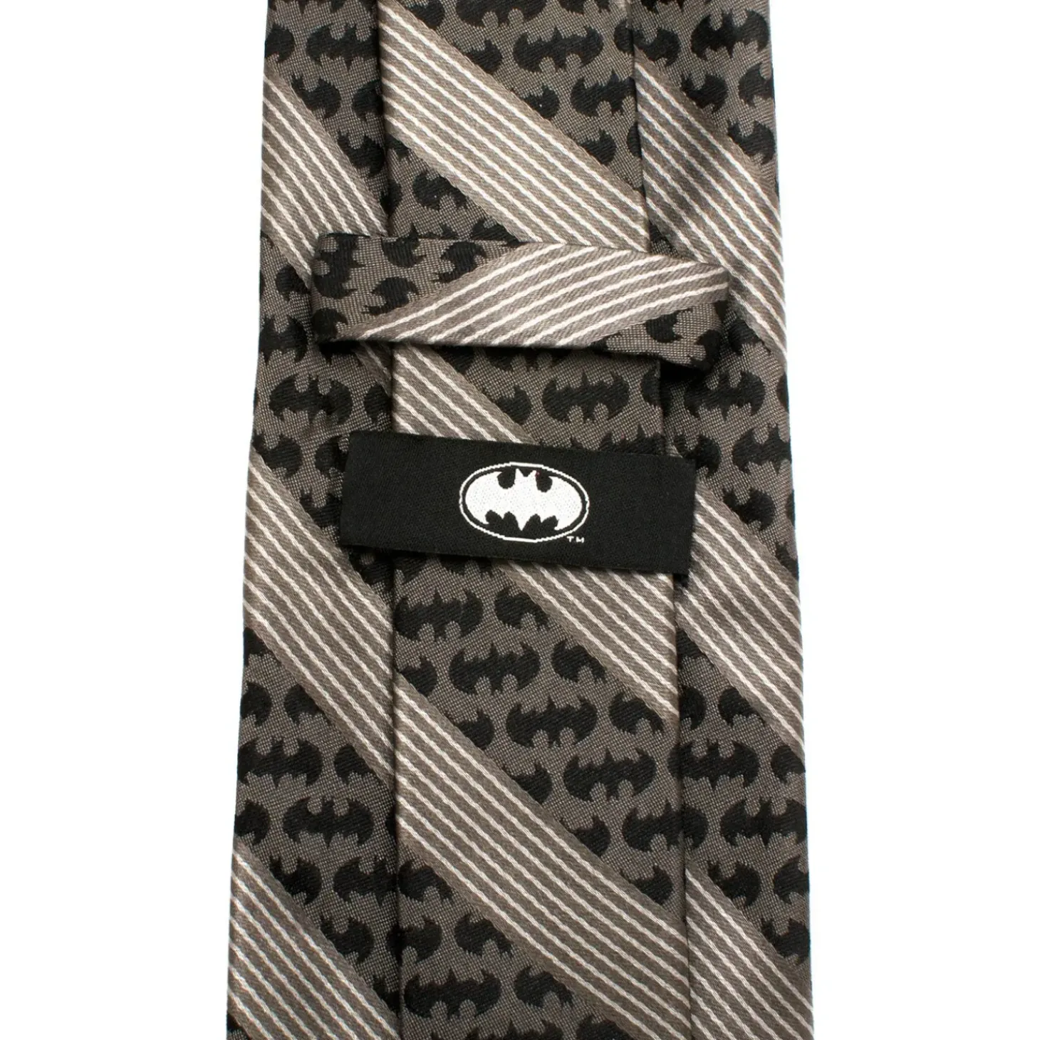 DC Comics Batman Black Pinstripe Tie