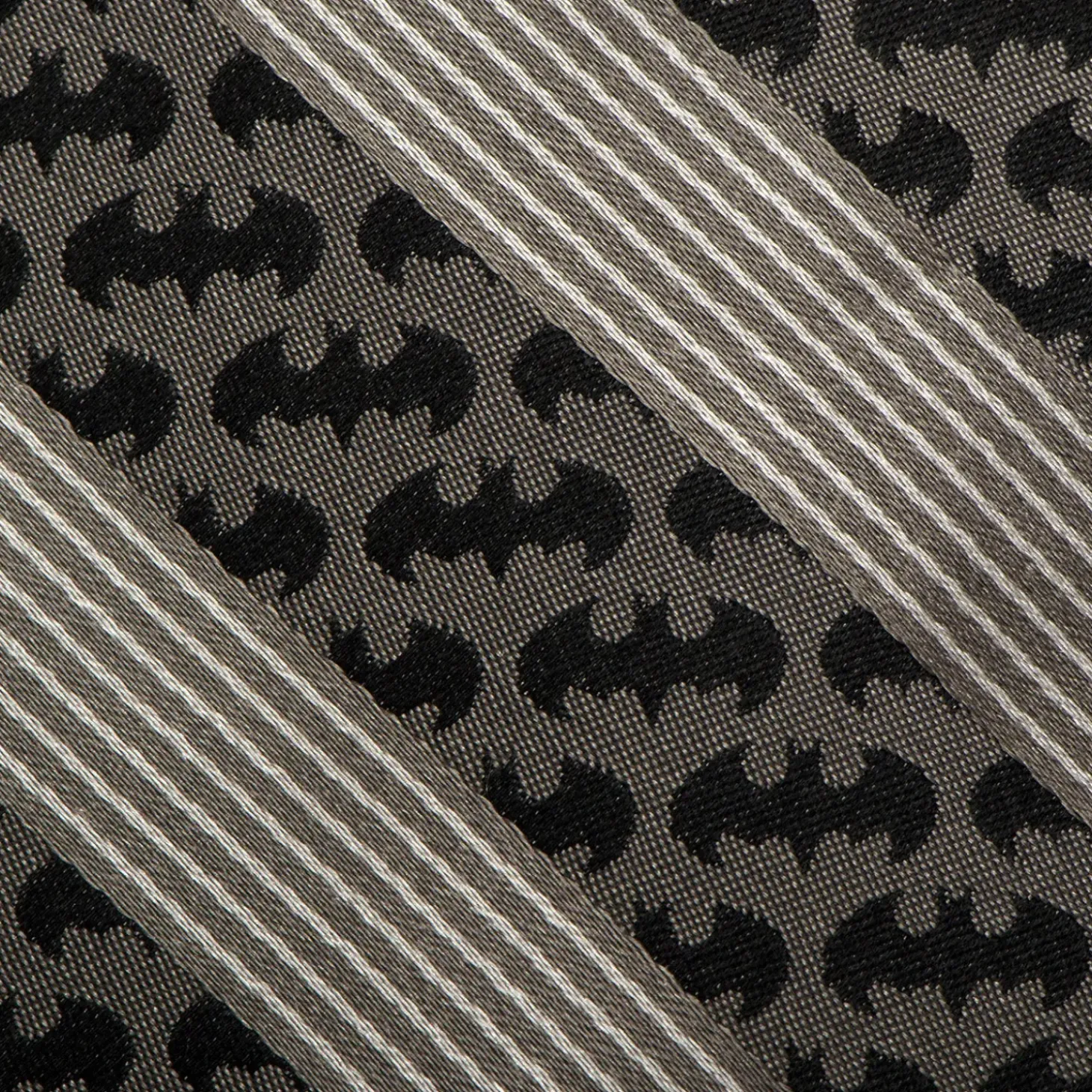 DC Comics Batman Black Pinstripe Tie