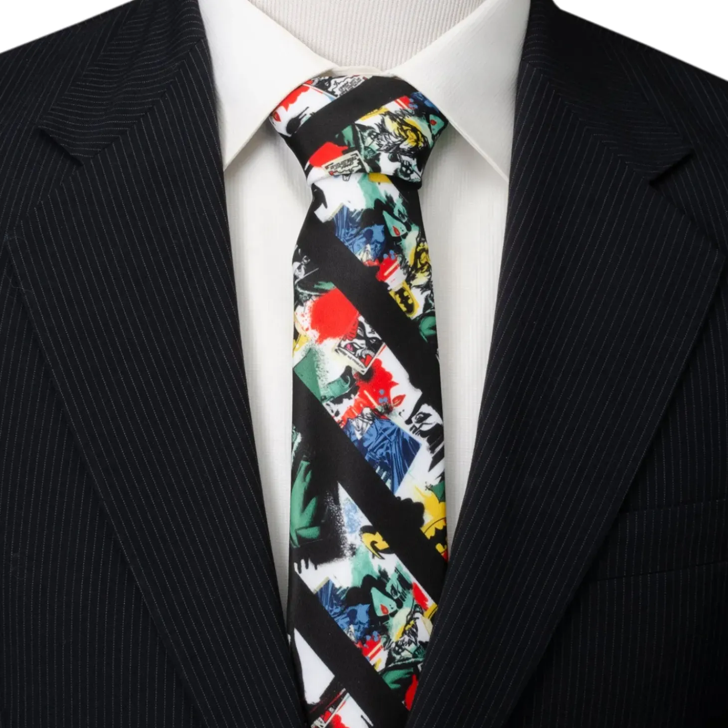 DC Comics Batman Chaos Stripe Men's Tie