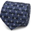 DC Comics Batman Cross Blue Silk Men's Tie