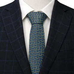DC Comics Batman Emblem Multi Black Men's Tie