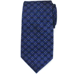 DC Comics Batman Icon Diamond Dot Navy Mens Tie