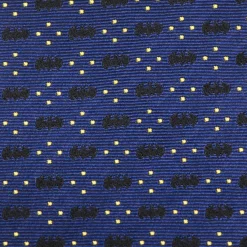 DC Comics Batman Icon Diamond Dot Navy Mens Tie