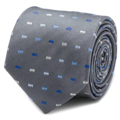 DC Comics Batman Icon Gray Mens Tie