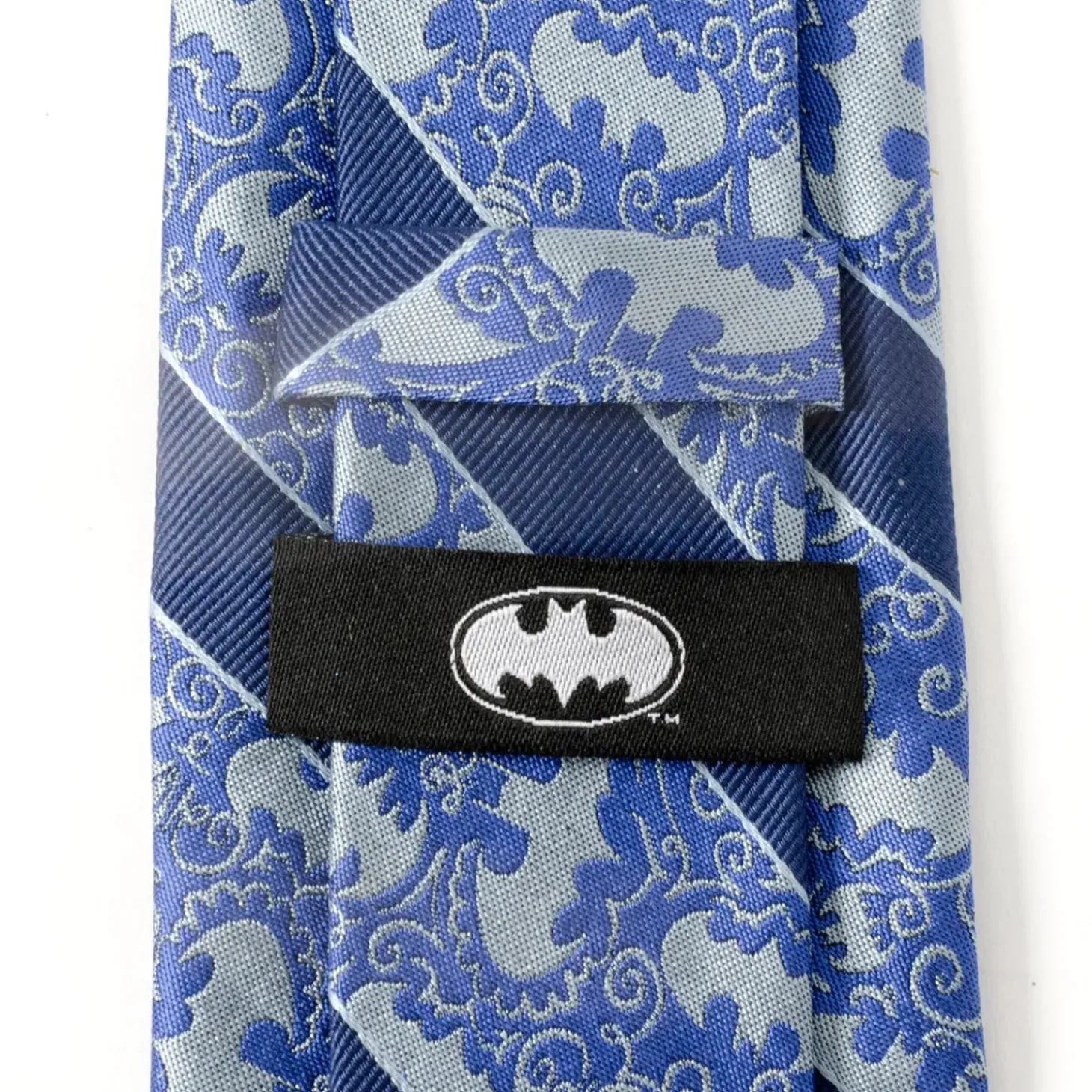 DC Comics Batman Multi Emblem Blue Men's Tie