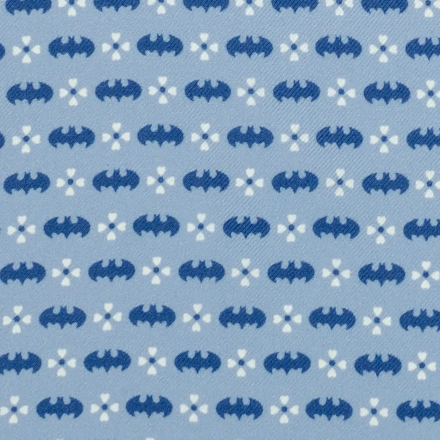 DC Comics Batman Multi Motif Blue Pocket Square