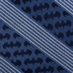 DC Comics Batman Pinstripe Navy Tie