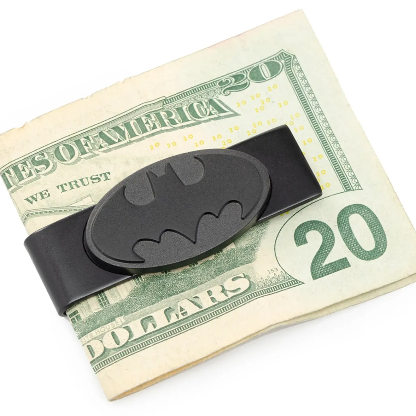 DC Comics Batman Satin Black Money Clip