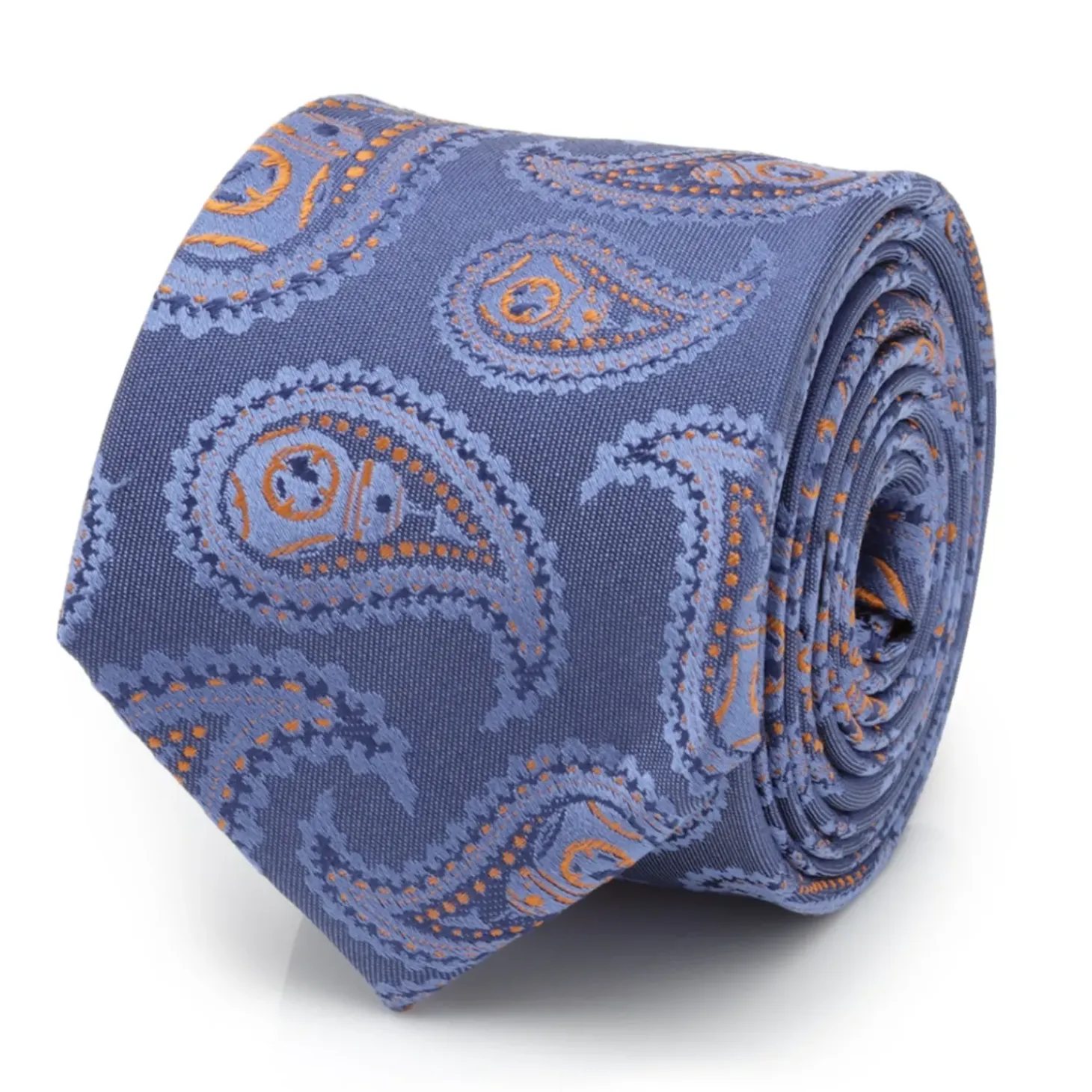BOY Star Wars BB-8 Paisley Blue Silk Boy's Tie