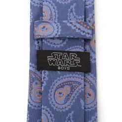 BOY Star Wars BB-8 Paisley Blue Silk Boy's Tie