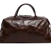Moore & Giles Benedict Weekend Bag in Brompton Brown