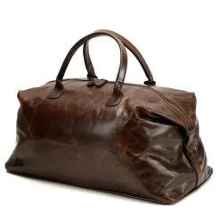 Moore & Giles Benedict Weekend Bag in Brompton Brown