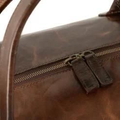 Moore & Giles Benedict Weekend Bag in Brompton Brown