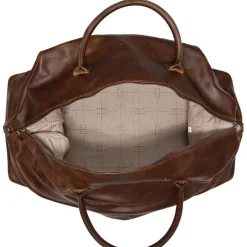 Moore & Giles Benedict Weekend Bag in Titan Milled Brown