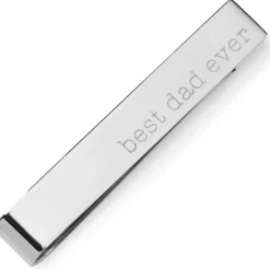 Ox and Bull Trading Co. Best Dad Ever Engravable Tie Bar
