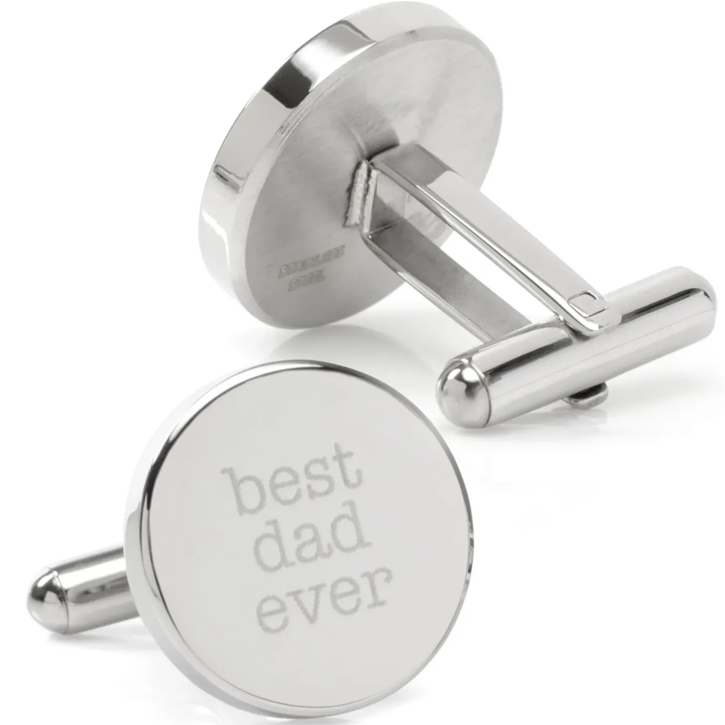 Ox and Bull Trading Co. Best Dad Ever Engravable Cufflinks