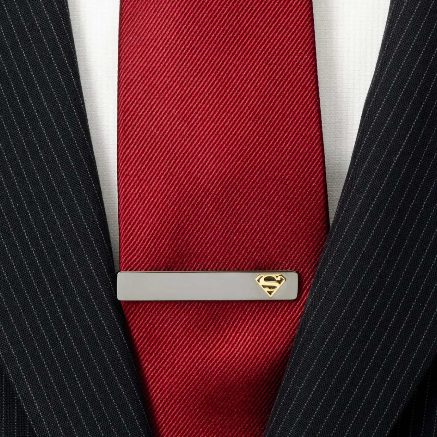 DC Comics Black and Gold Superman Tie Clip