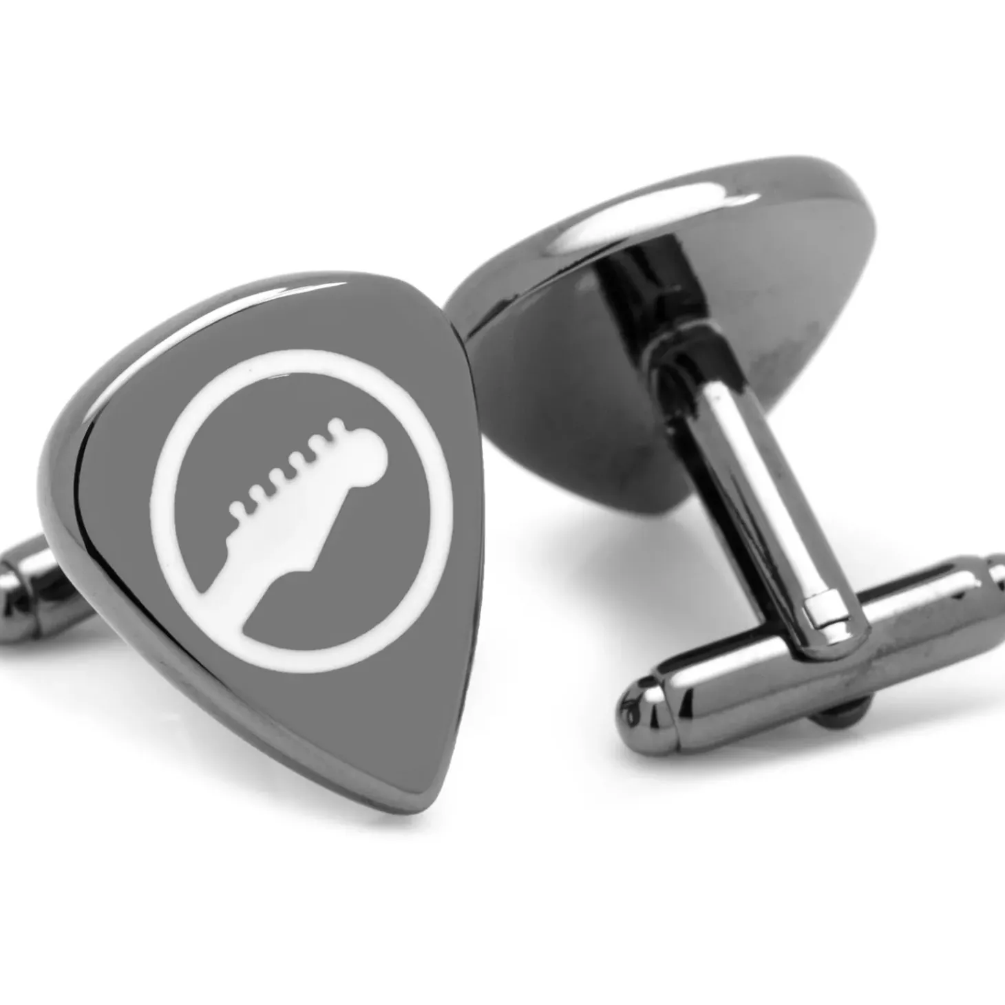 Cufflinks, Inc. Black Guitar Pick Cufflinks