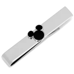 Disney Black Mickey Mouse Silhouette Tie Bar
