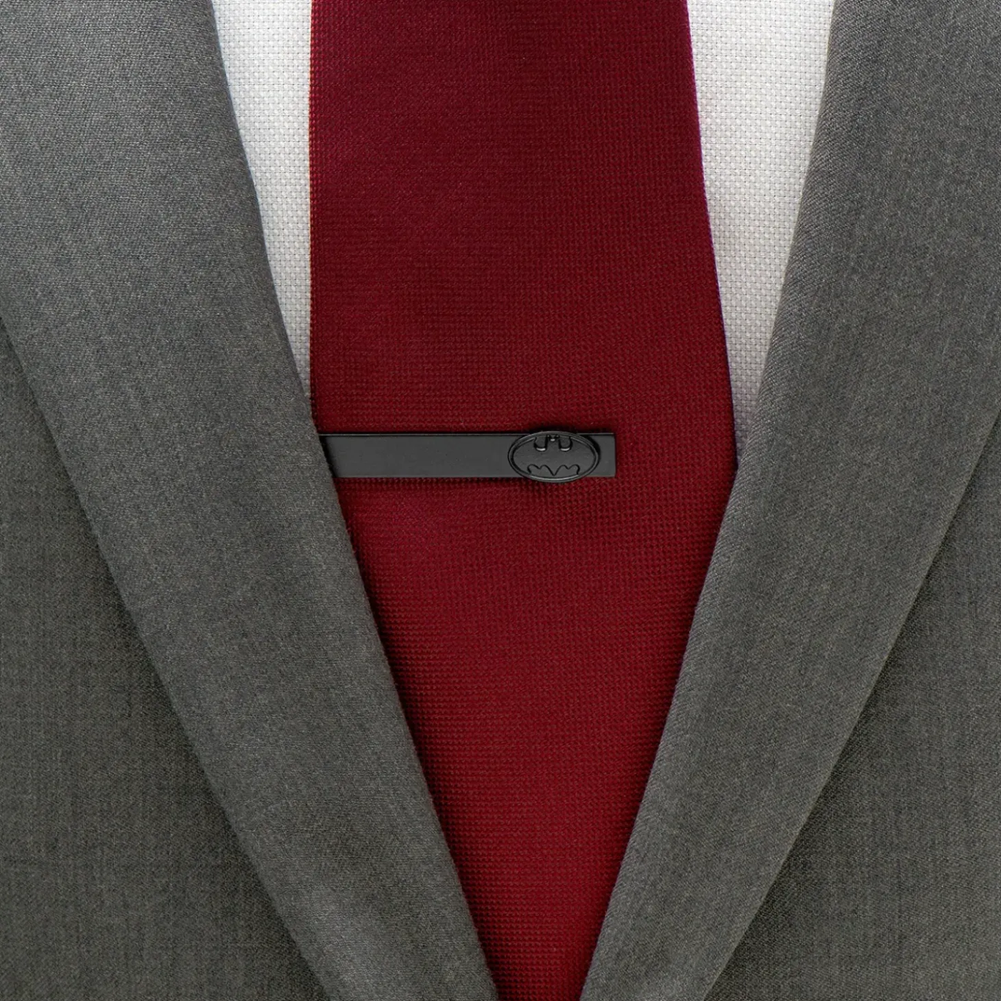DC Comics Black Oval Batman Tie Bar