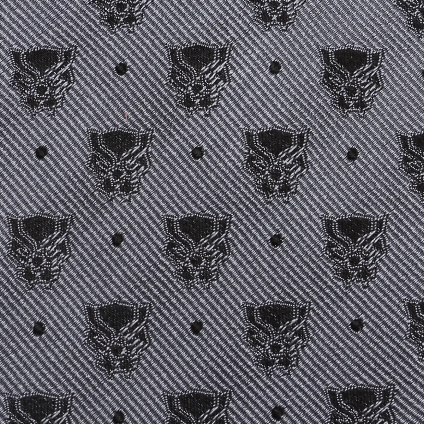 Marvel Black Panther Gray Dot Tie