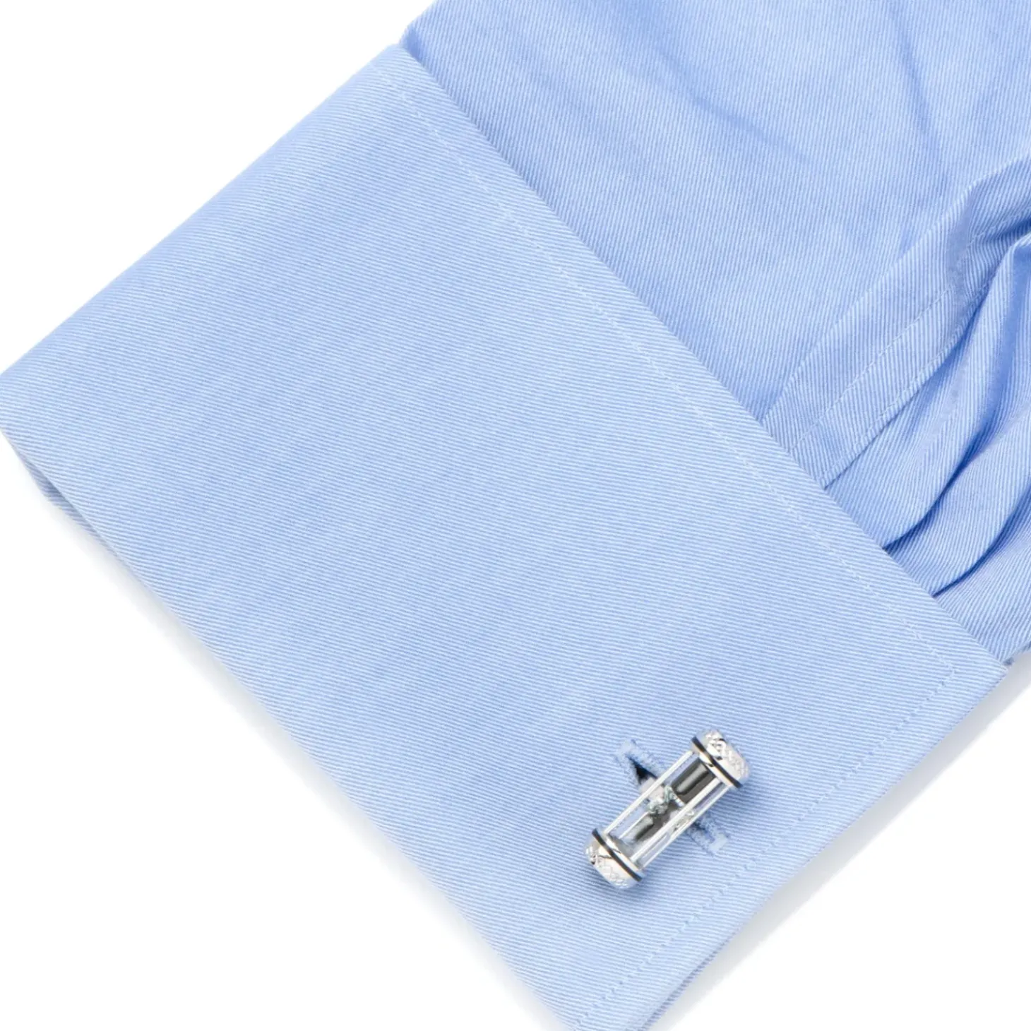 Tateossian Black Sand Timer Cufflinks