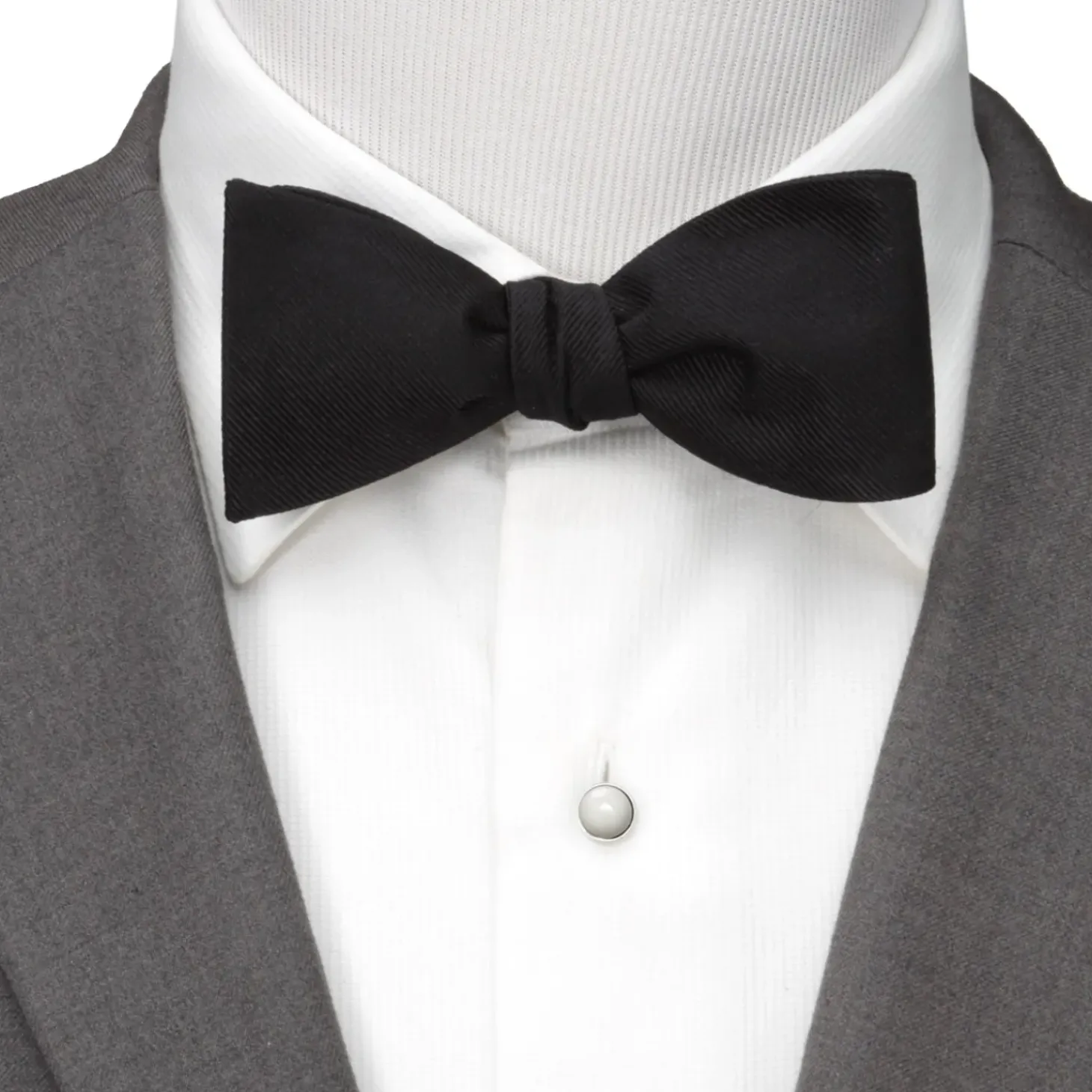 Ox and Bull Trading Co. Black Self Tie Bow Tie