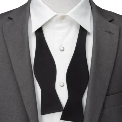 Ox and Bull Trading Co. Black Self Tie Bow Tie