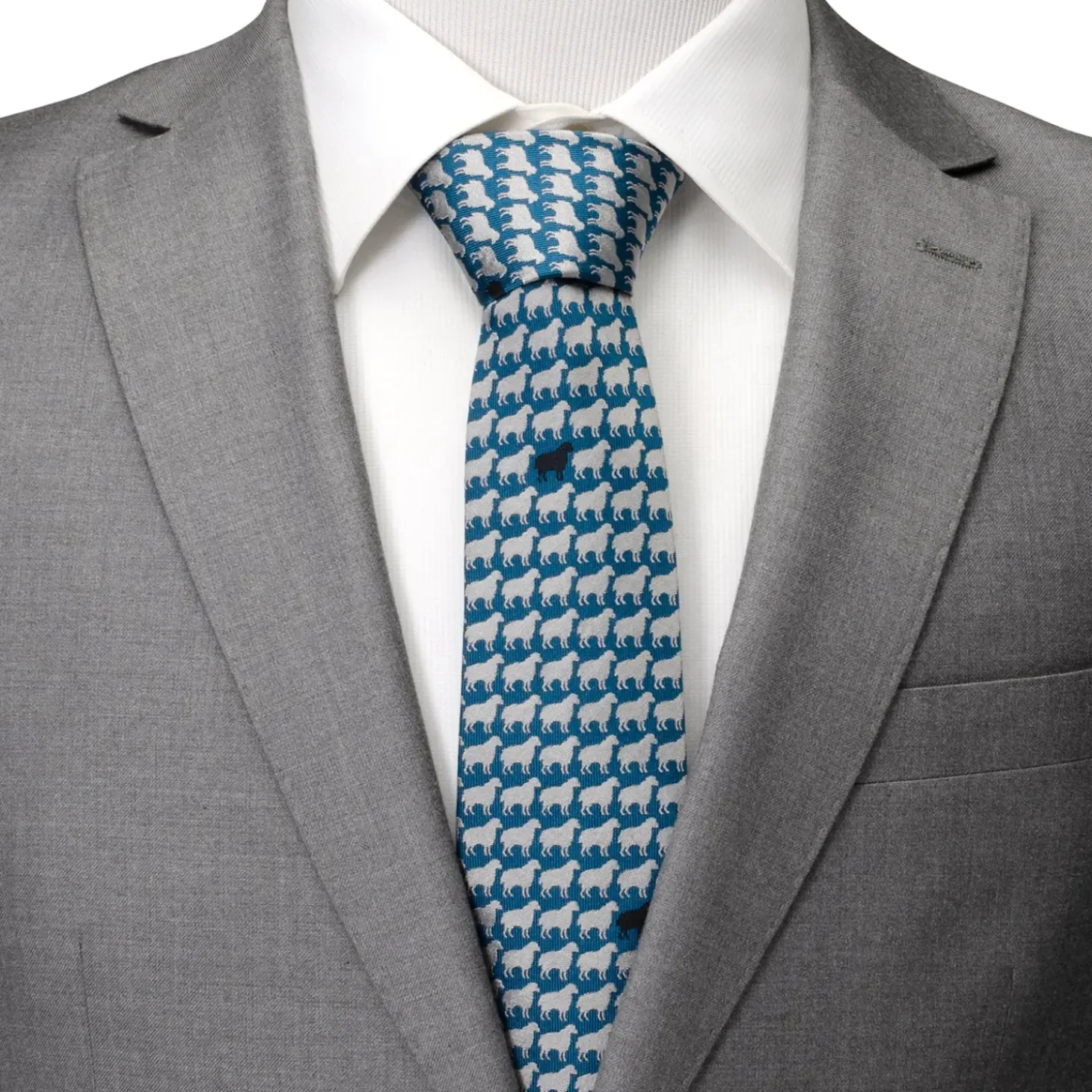 Cufflinks, Inc. Black Sheep Blue Silk Men's Tie