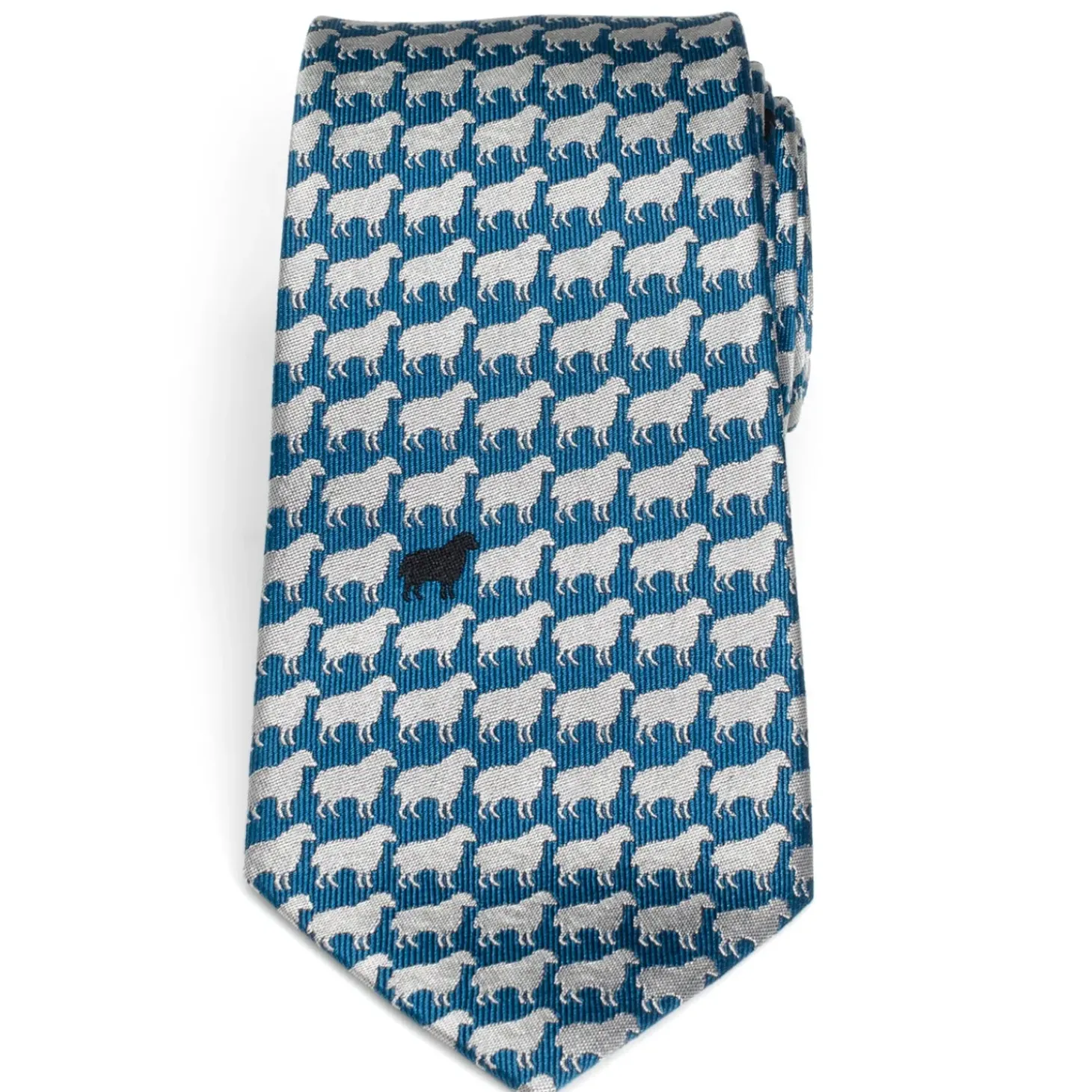 Cufflinks, Inc. Black Sheep Blue Silk Men's Tie