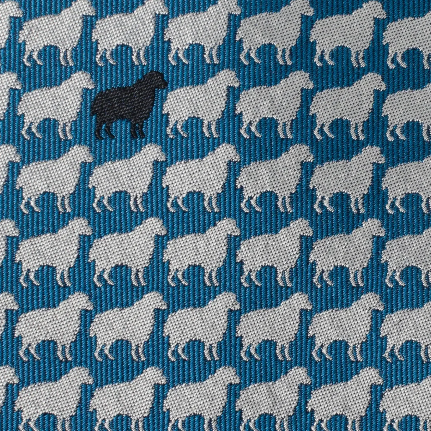 Cufflinks, Inc. Black Sheep Blue Silk Men's Tie