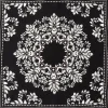 Ox and Bull Trading Co. Black/White Men's Silk Pocket Square
