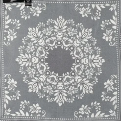 Ox and Bull Trading Co. Black/White Men's Silk Pocket Square