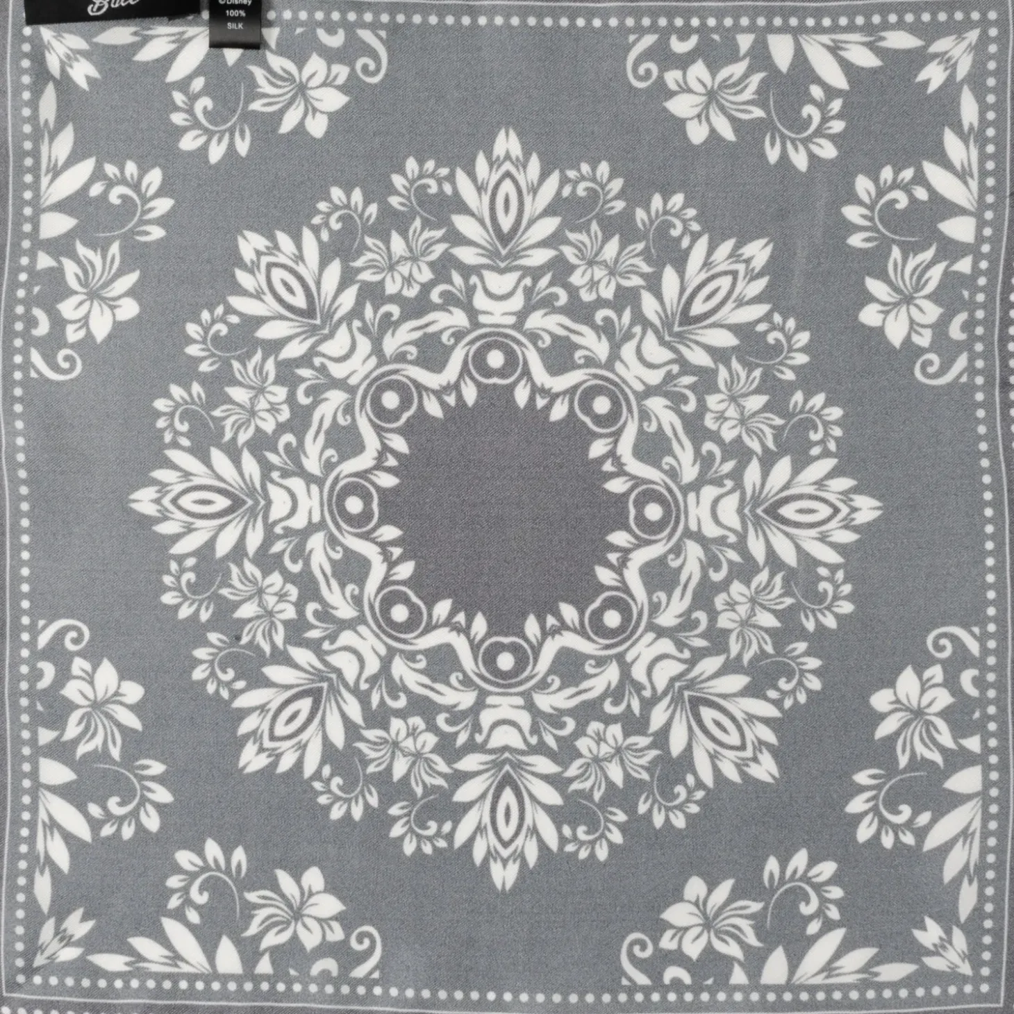 Ox and Bull Trading Co. Black/White Men's Silk Pocket Square