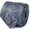 Ox and Bull Trading Co. Blue & Gray Paisley Men's Tie